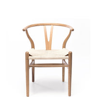 wishbone dining chair natural oak