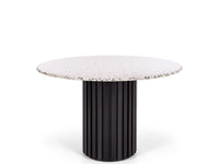 terrazzo round dining table