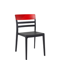 siesta moon chair black/red 4