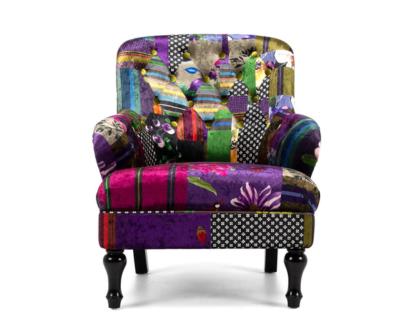 patchwork lounge chair