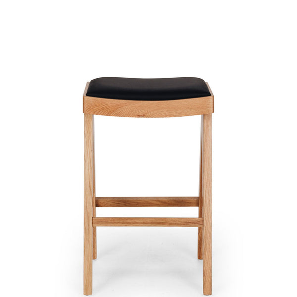 allegra wooden bar stool natural oak 