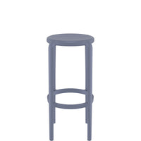 siesta tom bar stool 75cm dark grey 2