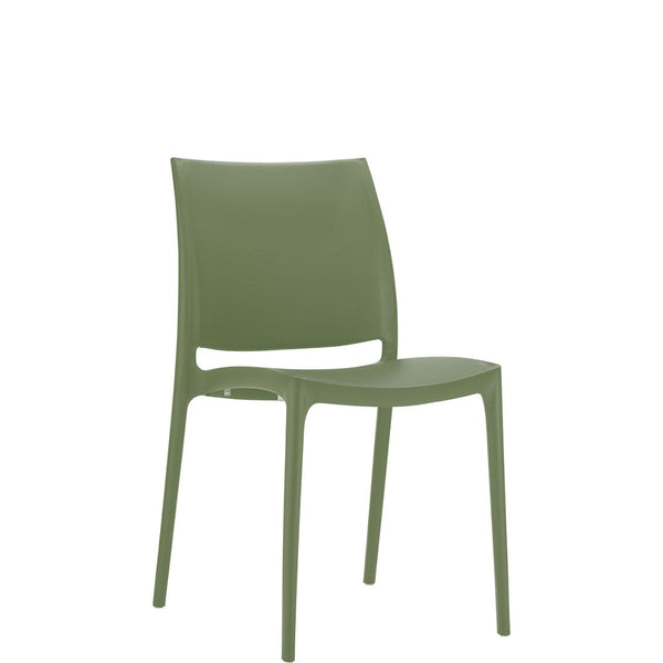 siesta maya commercial chair olive