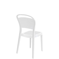 siesta bee outdoor chair gloss white 1