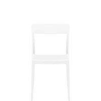 siesta flash chair gloss white