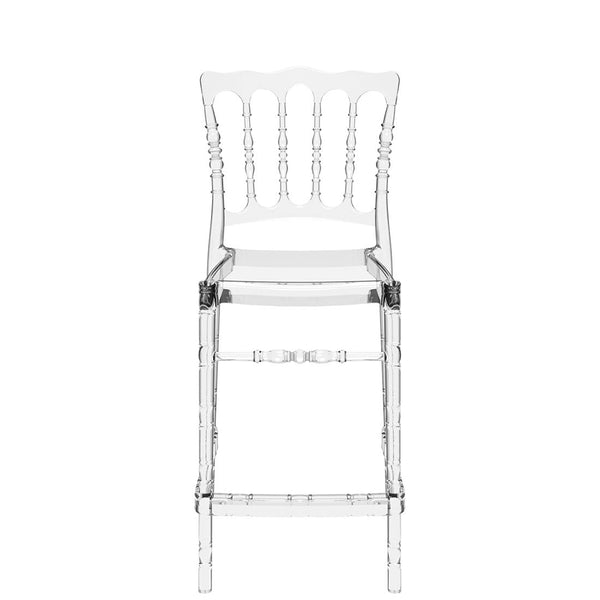 siesta opera bar stool 65cm clear