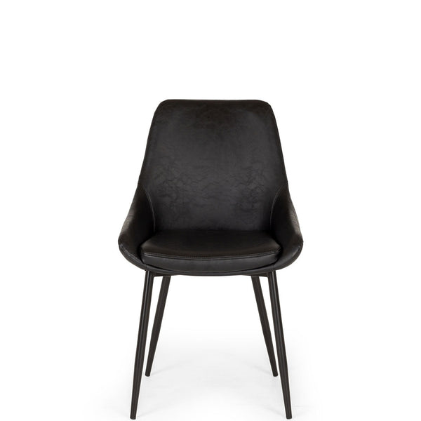 birch chair black p.u