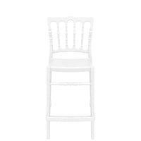 siesta opera outdoor bar stool 65cm white