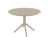 siesta sky round table taupe 2
