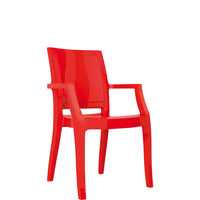 siesta arthur outdoor armchair gloss red 3