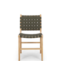 fusion dining chair woven olive