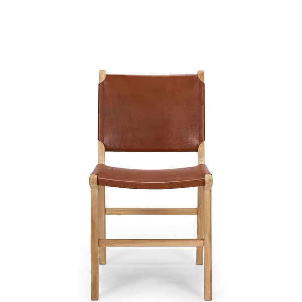 fusion wooden chair tan