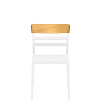 siesta moon chair white/amber