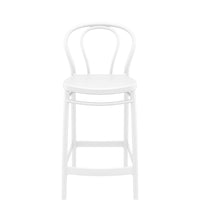 siesta victor breakfast bar stool 65cm white