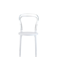 siesta mr bobo outdoor chair white/clear
