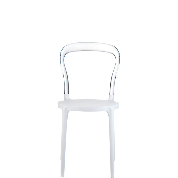 siesta mr bobo outdoor chair white/clear