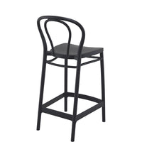 siesta victor bar stool 65cm black 4