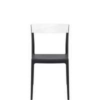 siesta flash chair black/clear