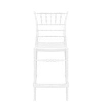 siesta chiavari outdoor bar stool 65cm white