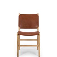 fusion chair tan leather