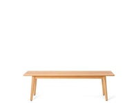 classic wooden bench natural oak 1