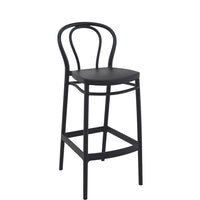siesta victor bar stool 75cm black 1