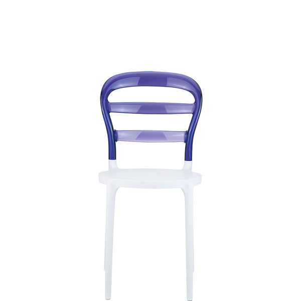 siesta miss bibi chair white/violet