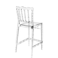 siesta opera outdoor bar stool 65cm clear 3
