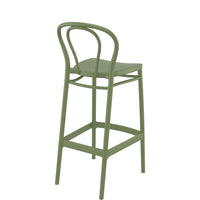 siesta victor bar stool 75cm olive green 3