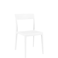 siesta flash chair gloss white 1