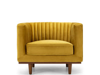 madagascar lounge chair golden velvet