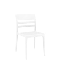 siesta moon outdoor chair white/white 4