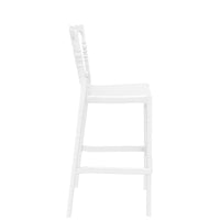 siesta opera bar stool 75cm white 3