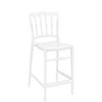 siesta opera outdoor bar stool 65cm white 3