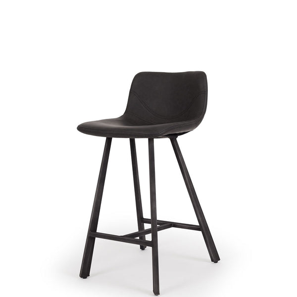 vintage upholstered stool vintage grey