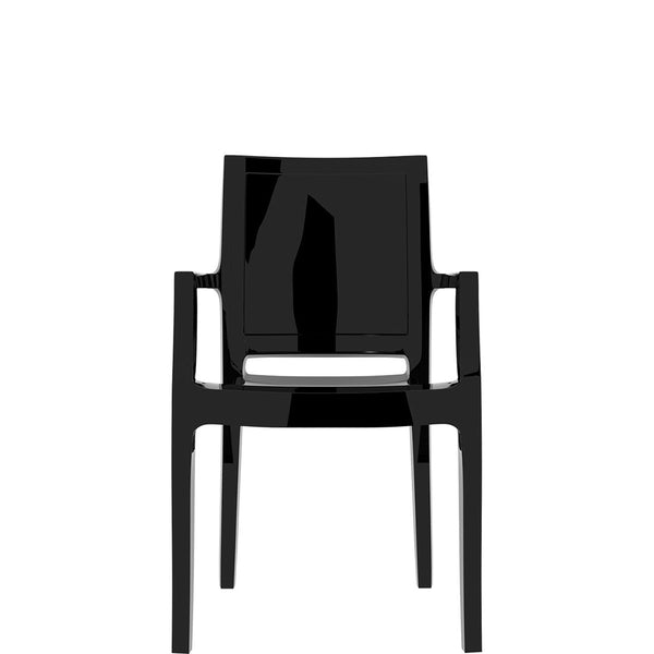 siesta arthur outdoor armchair gloss black