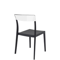 siesta flash chair black/clear 4