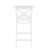 siesta cross breakfast bar stool 65cm white 4