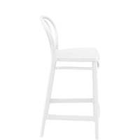 siesta victor bar stool 65cm white 4