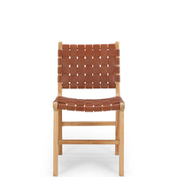 fusion chair woven tan