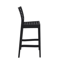 siesta ares outdoor bar stool 75cm black  4