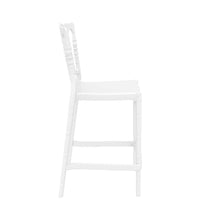 siesta opera outdoor bar stool 65cm white 4