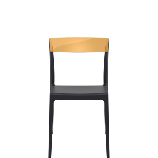 siesta flash outdoor chair black/amber