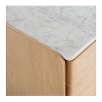 iowa bedside table marble top  4