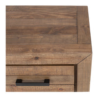 relic 2 drawer wooden bedside table 5