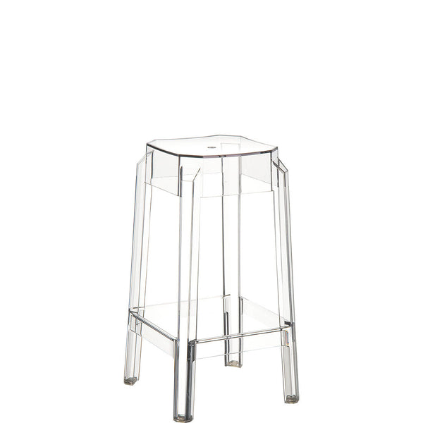 siesta fox kitchen bar stool 65cm transparent