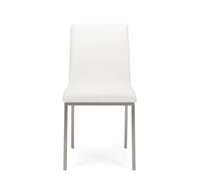 florence chair white upholstery 1