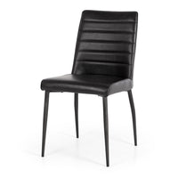rome dining chair black upholstery 5