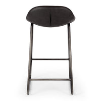 urban upholstered stool vintage black 3
