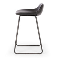 urban upholstered stool vintage grey 2